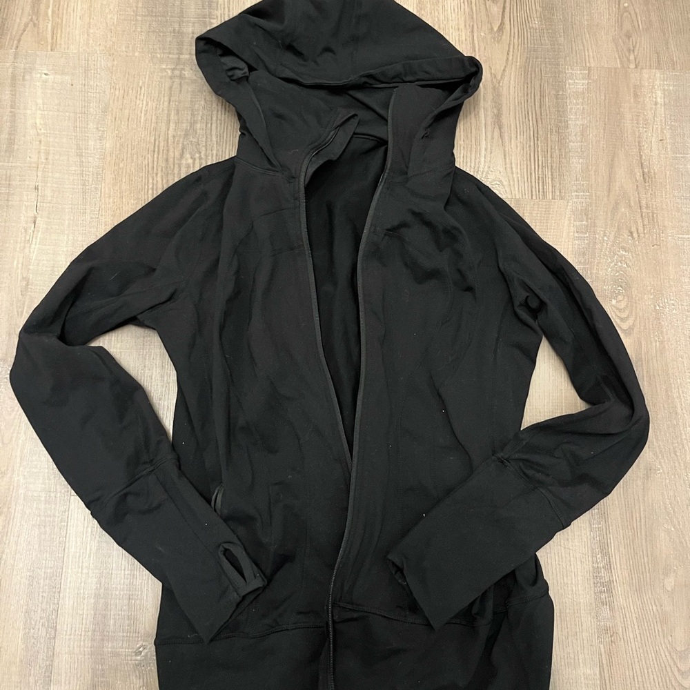 lululemon athletica Black Hooded Jacket
